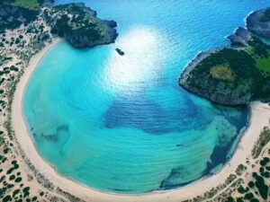 Řecko – pláž Voidokilia