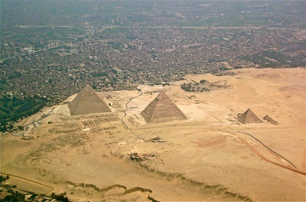 Pyramidy v Gíze, Egypt