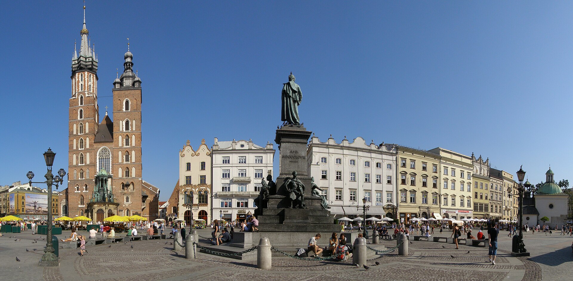 Krakovské hlavní náměstí Rynek Główny
